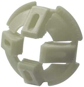 Halex 27511 Cable Connector, 3/8 in, 3-31/32 in L, Nylon, Gray, Push-In