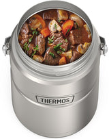 Thermos BIG BOSS STAINLESS KING Series SK3030MSTRI4 Vacuum Insulated Food Jar with Inner Container, 47 oz Capacity