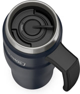 Thermos Stainless King Series SK1000MDB4 Travel Mug, 16 oz, Leak-Proof Lid, Stainless Steel, Midnight Blue, Insulated