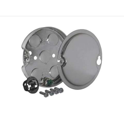 Southwire Old Work Round Steel Ceiling Box