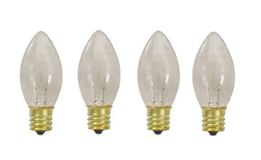 Santas Forest 28788 Filament Bulb, C7 Lamp Base, Pack of 25