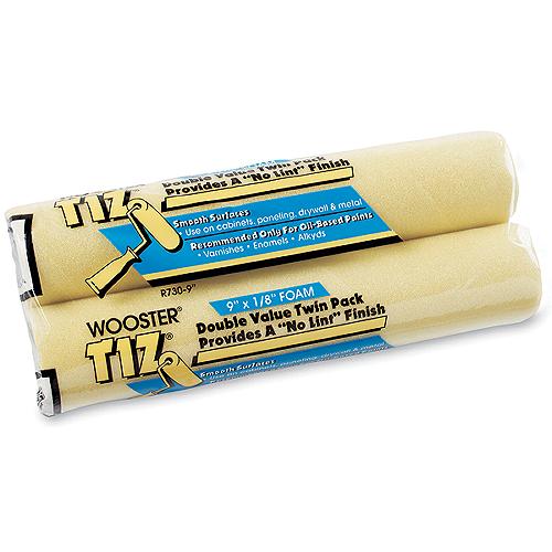 Wooster R7309 Tiz 9" Foam Roller Twin Pack