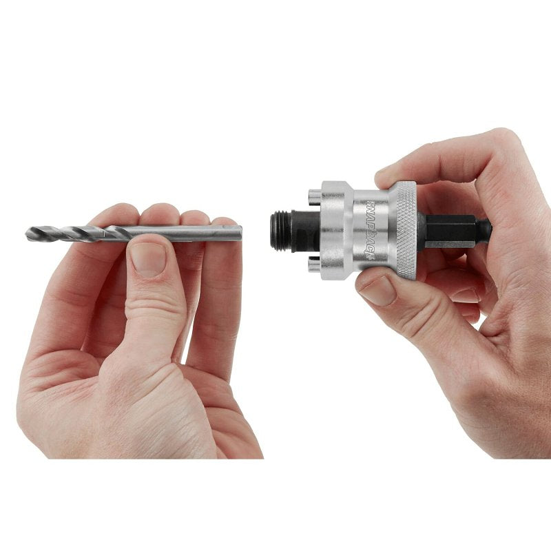 Lenox Speed Slot LXAH9912PBM Hole Saw Arbor, 1/2 in Shank, 1-1/4 to 6 in Dia Bit, Hex Shank