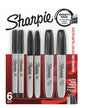 Sharpie 2135318 Permanent Marker, Chisel, Fine, Ultra-Fine Lead/Tip, Black Lead/Tip