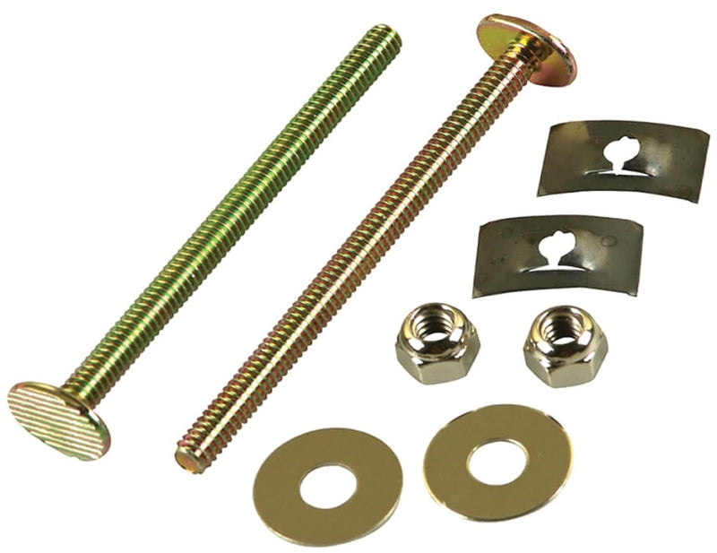 Danco 88920 Closet Bolt, 1/4 x 3-1/2 in Dimensions, Brass