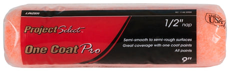 Linzer RC1144 Roller Cover, 1/2 in Thick Nap, 9 in L, Polyester Cover, 12/PK, Pack of 12