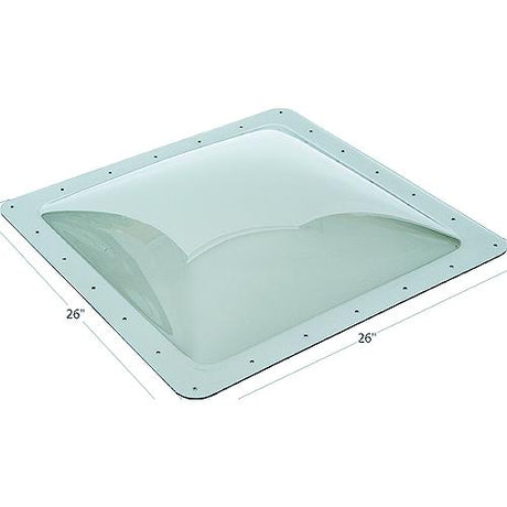 Icon 12198 SL1733 Standard RV Skylight, Smoke