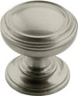 Amerock Revitalize Series BP55342G10 Cabinet Knob, 1-1/4 in Projection, Zinc, Satin Nickel