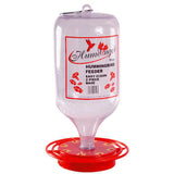 Humdinger Hummingbird 72 oz Plastic Bottle Nectar Feeder 8 ports, Pack of 6