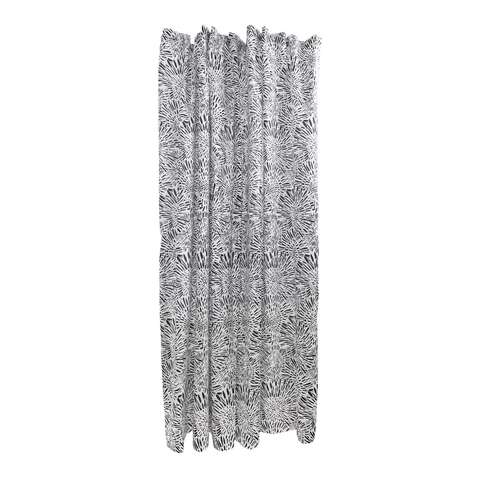 Sttelli Dandelion 72 in. H X 72 in. W Black Shower Curtain Polyester, Pack of 3
