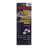 Olson 44.9 in. L X 0.5 in. W Bi-Metal Portable Band Saw Blade 18 TPI Regular teeth 3 pk