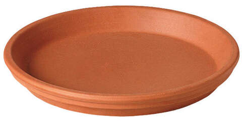 Deroma 1.3 in. H X 11.5 in. D Clay Traditional Plant Saucer Terracotta, Pack of 9