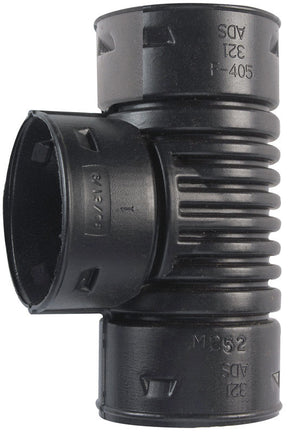 Advanced Drainage Systems 3 in. Snap X 3 in. D Snap Polyethylene 8 in. Tee 1 pk