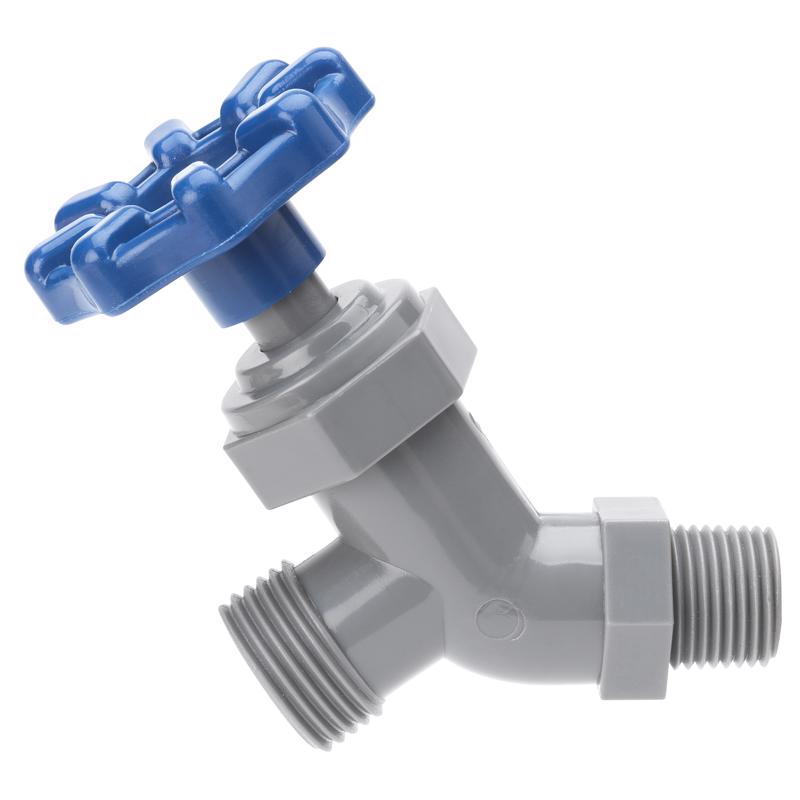 Homewerks Celcon 1/2 in. MIP X 3/4 in. MHT Celcon No-Kink Hose Bibb