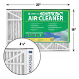 Flanders 16 in. W X 20 in. H X 4-1/2 in. Synthetic 8 MERV Pleated Air Filter 1 pk, Pack of 2