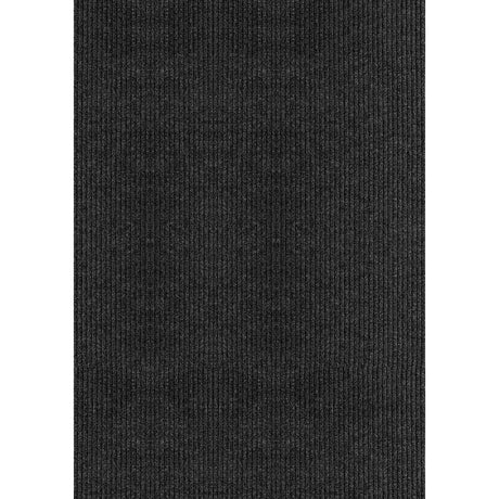 Multy Home MT1000124 Rug, 50 ft L, 26 in W, Runner, Concord Pattern, Polypropylene Rug, Charcoal