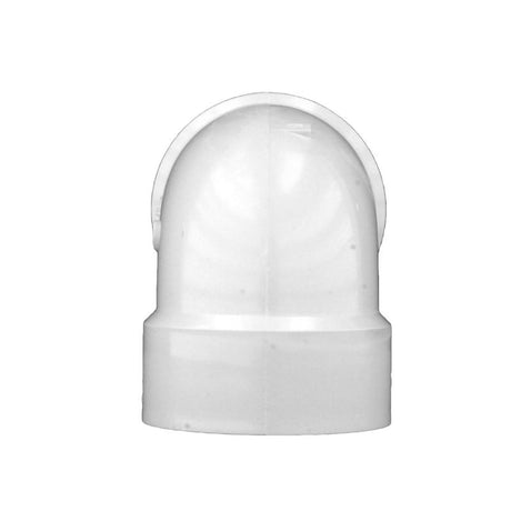 Charlotte Pipe Schedule 40 1-1/2 in. Hub X 1-1/2 in. D Hub PVC Elbow 1 pk
