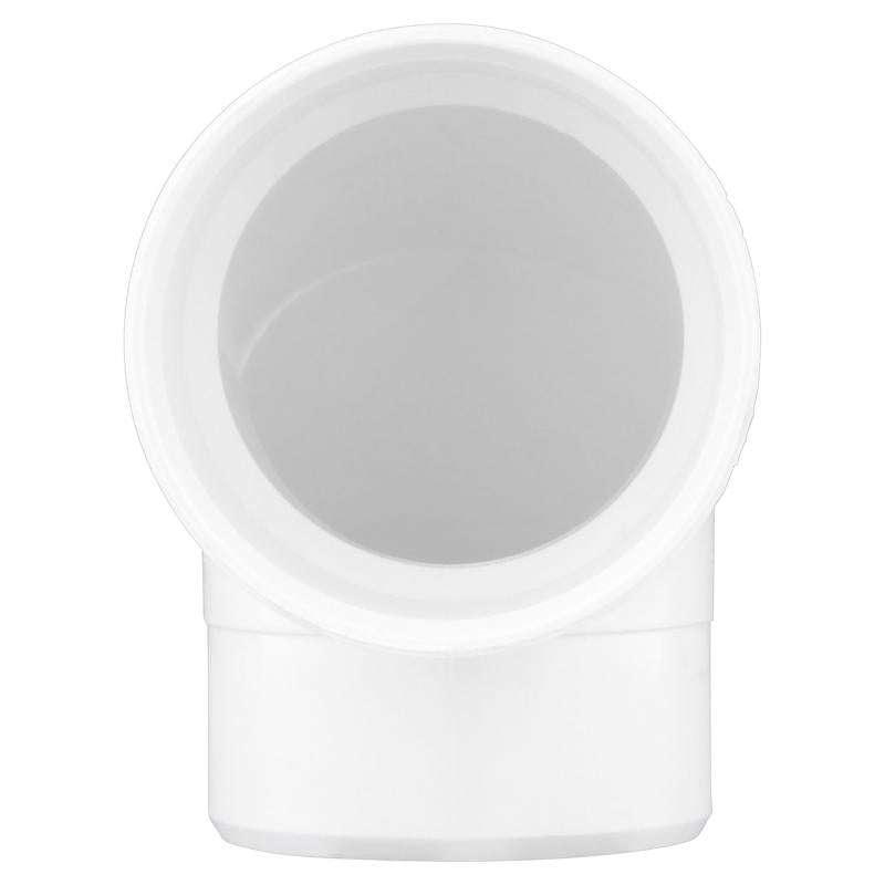 Charlotte Pipe Schedule 40 1-1/2 in. Hub X 1-1/2 in. D Spigot PVC Elbow 1 pk