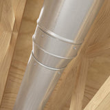 Imperial 3 in. D X 5 in. D Galvanized Steel Furnace Pipe Increaser