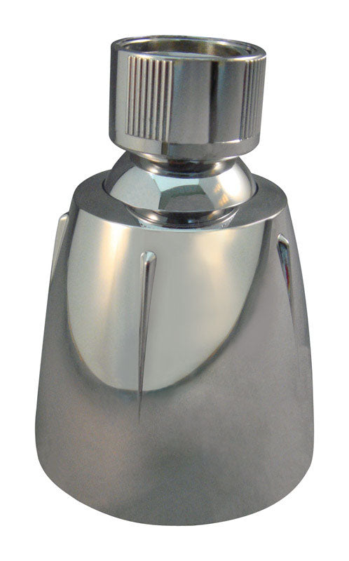 Ace Chrome Plastic 6 settings Adjustable Showerhead 1.8 gpm