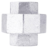 STZ Industries 3/8 in. FIP each X 3/8 in. D FIP Galvanized Malleable Iron Union