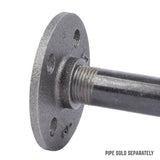 STZ Industries Pipe Decor Iron Flange 1/2 in.