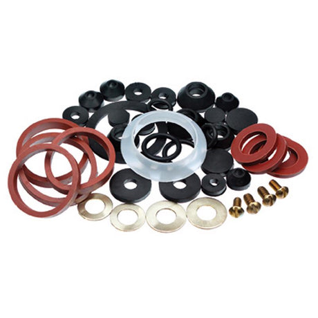 Ace Assorted in. D Rubber Washer Emergency Kit 45 pk, Pack of 6