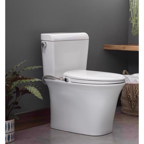 Brondell Swash Ecoseat N/A gal White Round Bidet Toilet Seat
