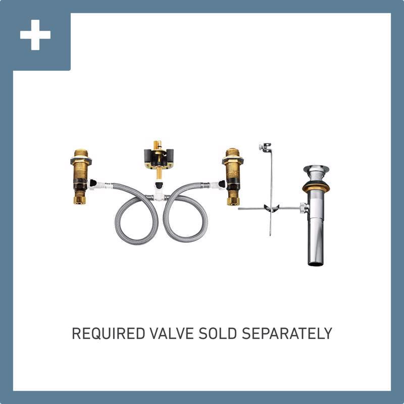 Moen Colinet Gold Modern Bathroom Faucet 8-16 in.