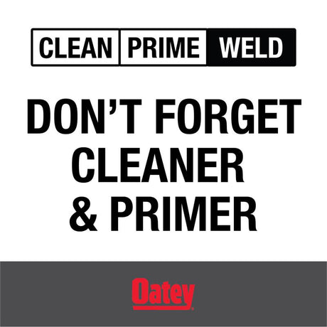 Oatey Gray Cement For PVC 8 oz
