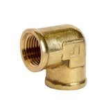 ATC 1/2 in. FPT X 3/8 in. D FPT Brass 90 Degree Elbow, Pack of 5