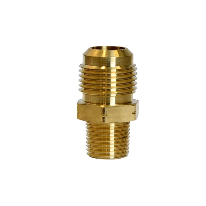 ATC 5/8 in. Flare X 3/8 in. D MPT Brass Connector, Pack of 5