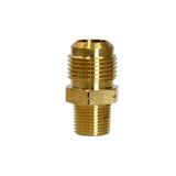 ATC 5/8 in. Flare X 3/8 in. D MPT Brass Connector, Pack of 5