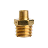 ATC 3/8 in. MPT X 1/8 in. D MPT Brass Reducing Hex Nipple, Pack of 5