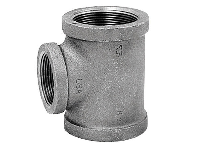 Anvil 1/2 in. FPT X 3/4 in. D FPT 1/2 in. D FPT Galvanized Malleable Iron Reducing Tee