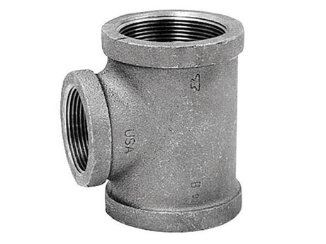 Anvil 1/2 in. FPT X 3/4 in. D FPT 1/2 in. D FPT Galvanized Malleable Iron Reducing Tee