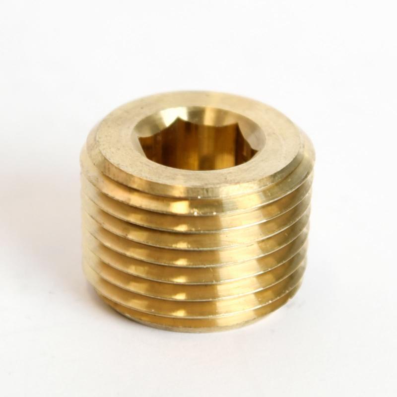 ATC 1/2 in. MPT Brass Counter Sunk Plug, Pack of 5