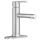 Moen Arlys Brushed Nickel Modern Bathroom Faucet 4 in.