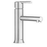 Moen Arlys Brushed Nickel Modern Bathroom Faucet 4 in.