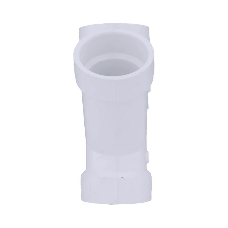 Charlotte Pipe Schedule 40 1-1/2 in. Hub X 1-1/2 in. D Hub PVC Double Wye 1 pk