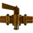 Anderson Metals 1/4 in. MIP in. X 1/4 in. MIP Brass Pipe Valve, Pack of 5