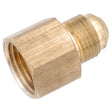Anderson Metals 5/8 in. Male Flare in. X 1/2 in. D FIP Brass Coupling, Pack of 5