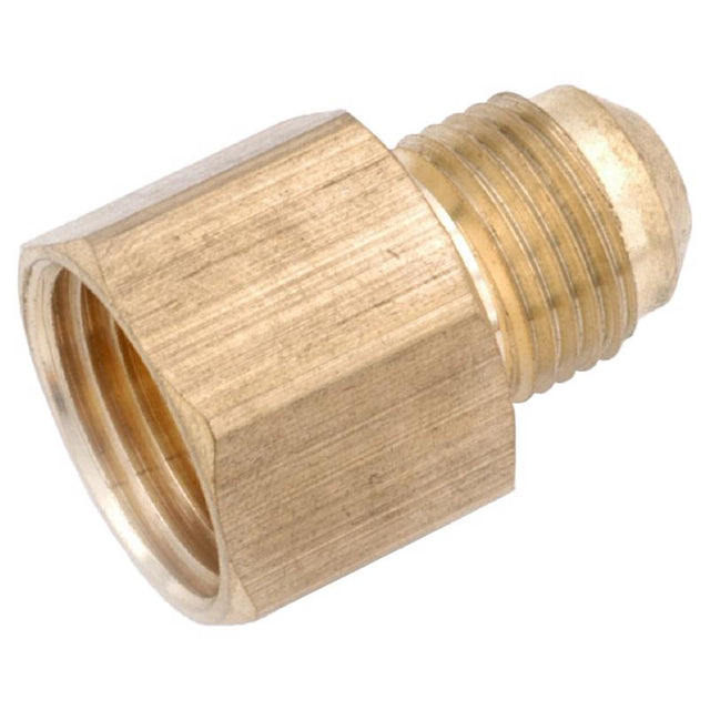 Anderson Metals 5/8 in. Male Flare in. X 1/2 in. D FIP Brass Coupling, Pack of 5
