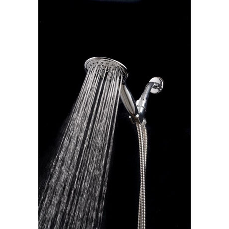 Whedon Blaster Massage Brushed Nickel Plastic 5 settings Handheld Showerhead 2 gpm