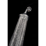 Whedon Blaster Massage Polished Chrome Plastic 5 settings Showerhead 2.5 gpm
