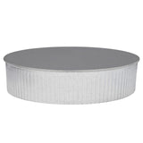 Imperial 7 in. D Galvanized Steel Crimped Pipe End Cap