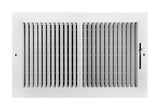 Tru Aire 8 in. H X 14 in. W 2-Way Powder Coat White Steel Wall/Ceiling Register