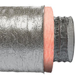 Imperial R8.0 25 ft. L X 8 in. D Silver Poly Duct