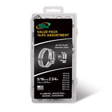 Ideal Tridon 5/16 in. 2-3/4 in. SAE 4' SAE 6 Silver Hose Clamp Stainless Steel