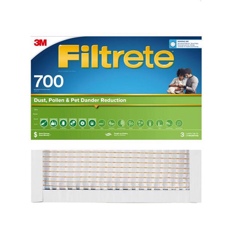 Filtrete 22 in. W X 22 in. H X 1 in. Polypropylene 700 MPR Pleated Air Filter 1 pk, Pack of 4